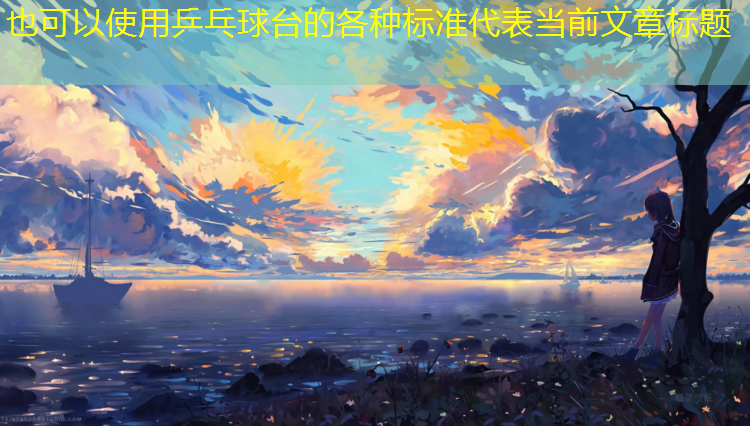 <strong>乒乓球台的各种标准</strong>