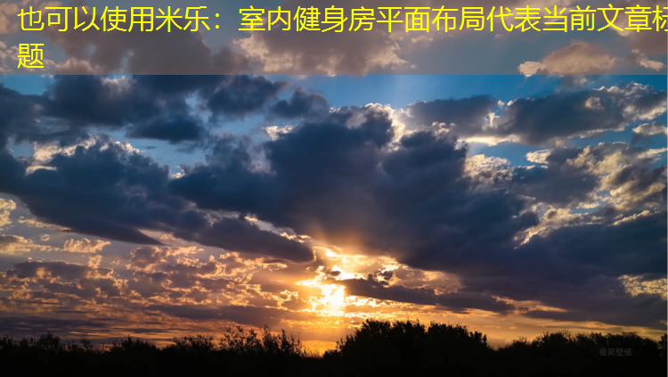 米乐：室内健身房平面布局